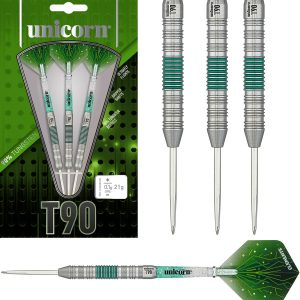 Unicorn T90 Type 2 Core XL Green 90% Tungsten Steel Tip Darts