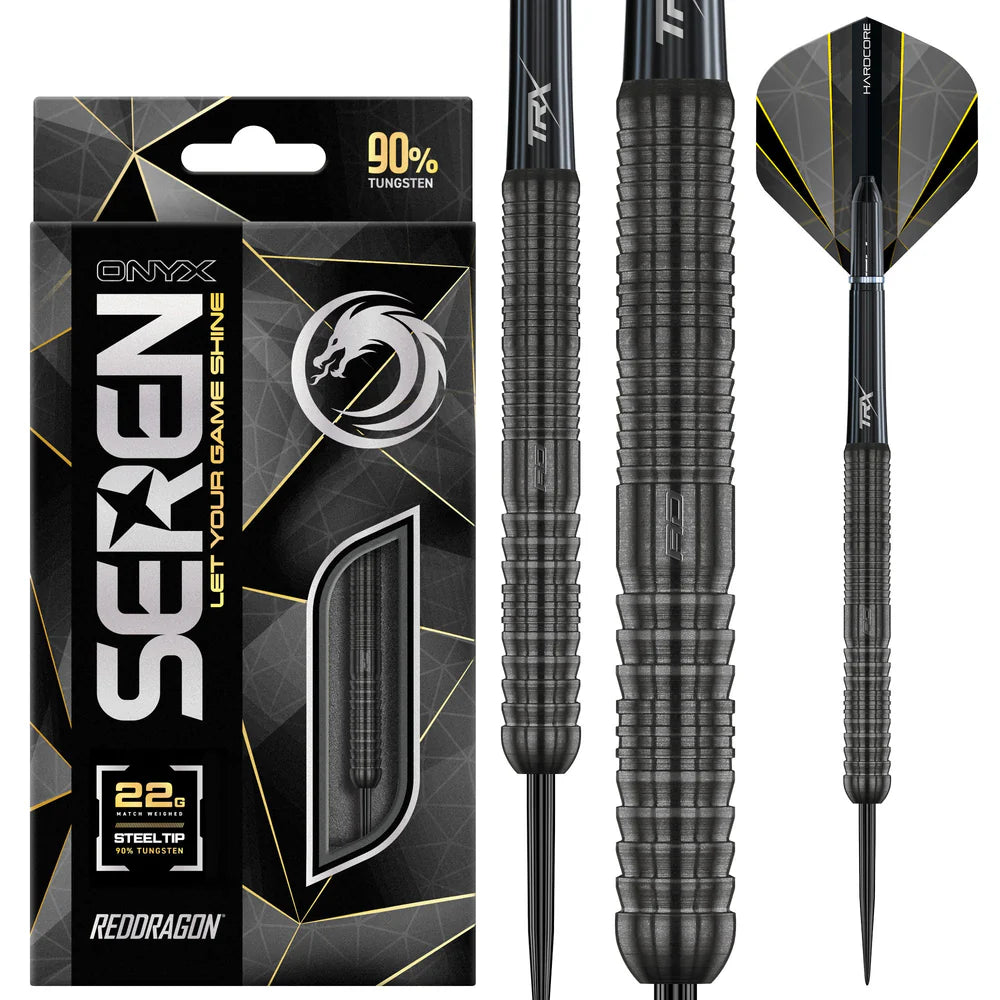 Red Dragon Seren 1 Onyx Steel Tip Darts