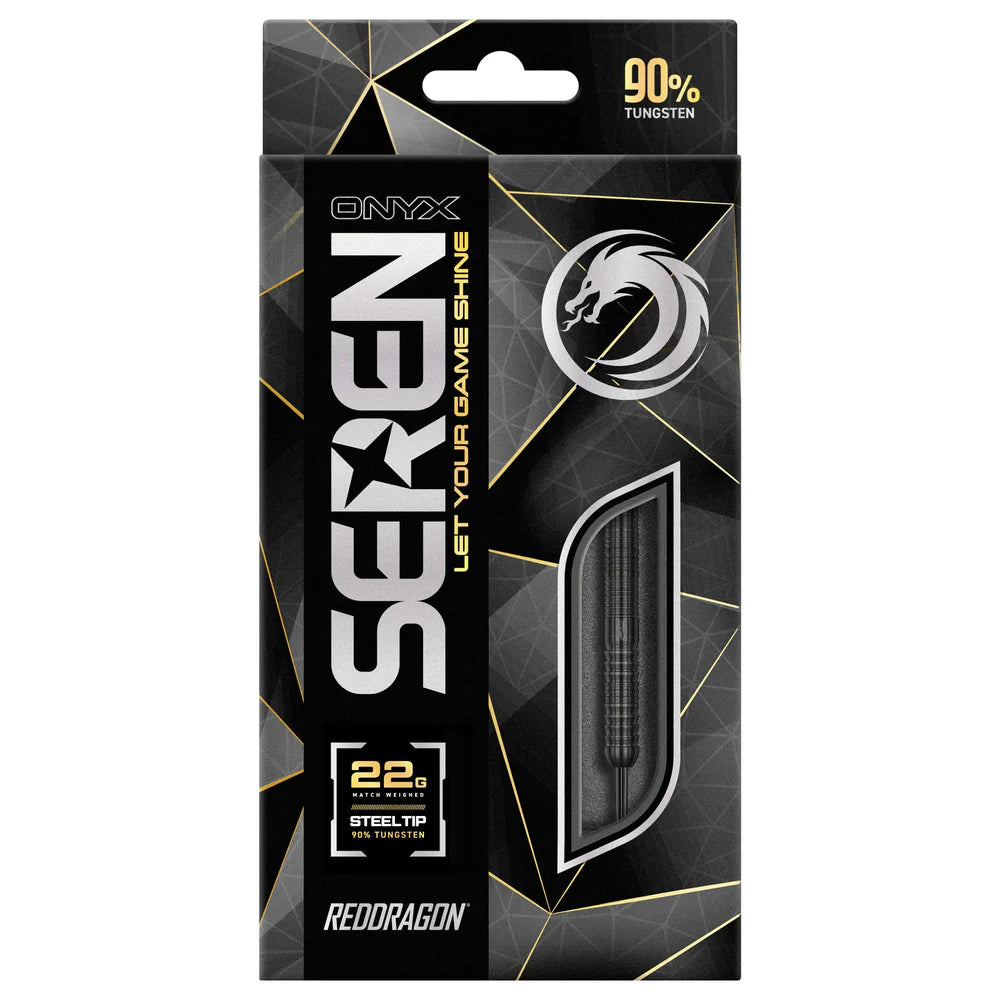 Red Dragon Seren 1 Onyx Steel Tip Darts - Image 4