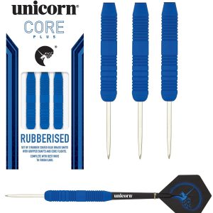 Unicorn Core Plus Rubber Coated Brass Steel Tip Darts