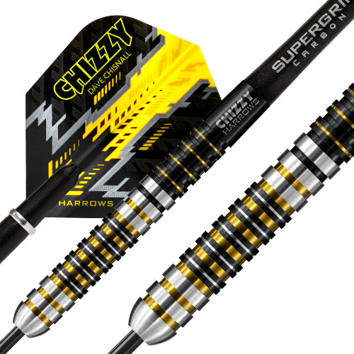 Harrows Chizzy 90% Tungsten Steel Tip Darts - Image 2