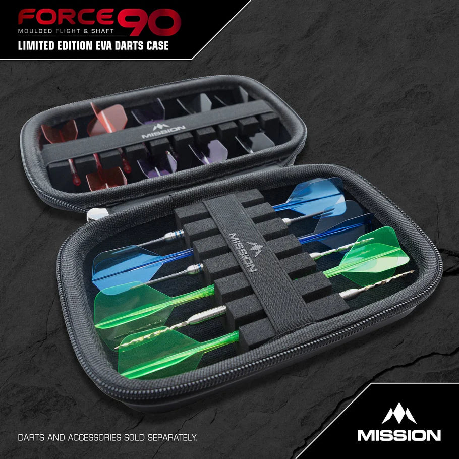 Force 90 Eva Darts Case Grey Denim - Image 6