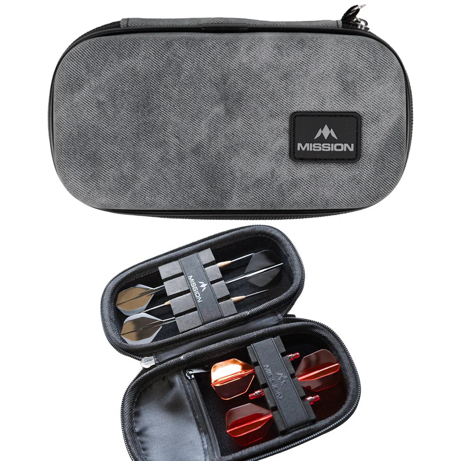 Force 90 Eva Darts Case Grey Denim - Image 8