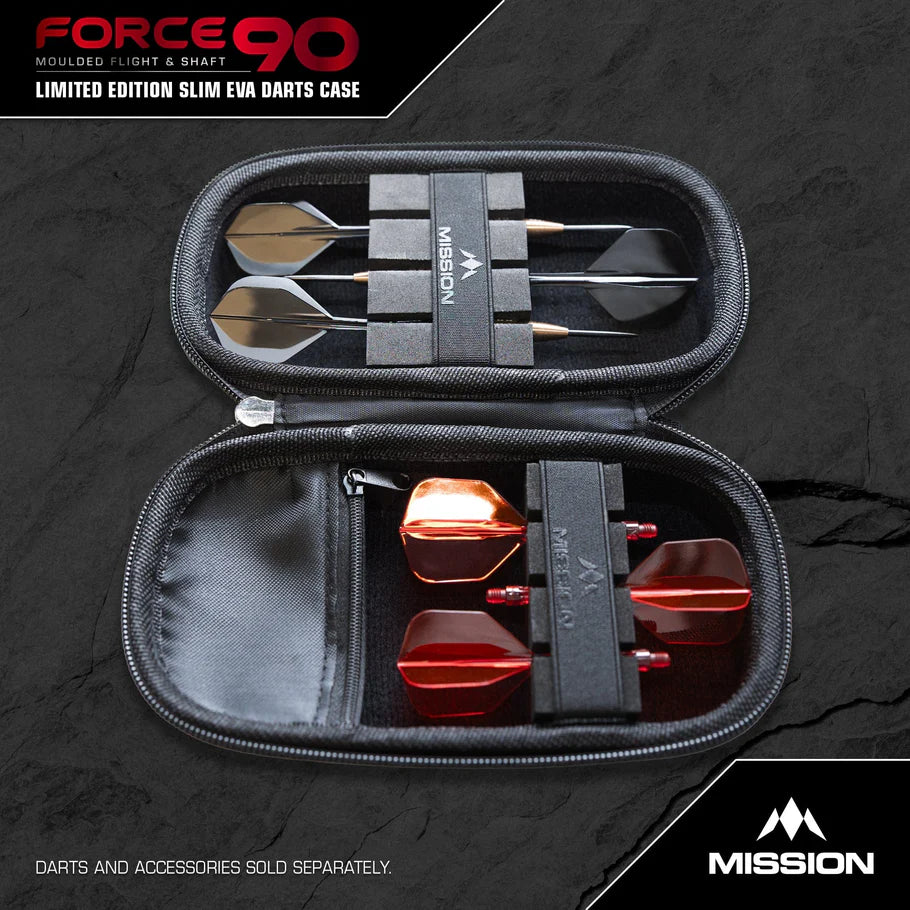 Force 90 Eva Darts Case Grey Denim - Image 9