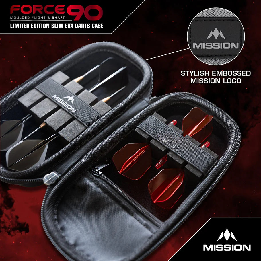 Force 90 Eva Darts Case Grey Denim - Image 13