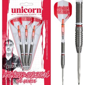 Unicorn Mensur Suljovic 95% Tungsten Steel Tip Darts