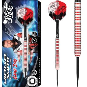 Shot Michael Smith Gameday 90% Tungsten Steel Tip Darts