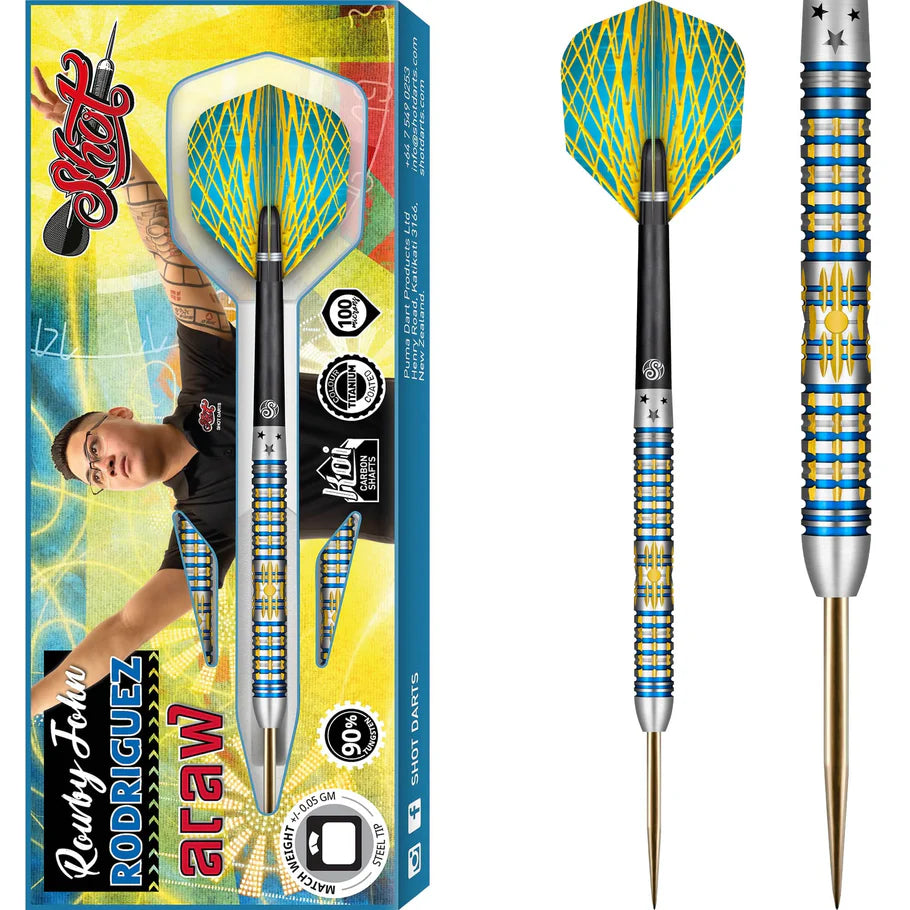 Shot Rowby John Rodriguez Steel Tip Darts - Image 2