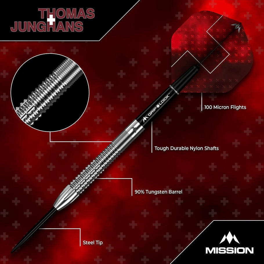 Mission Thomas Junghans 90% Tungsten Steel Tip Darts - Image 4