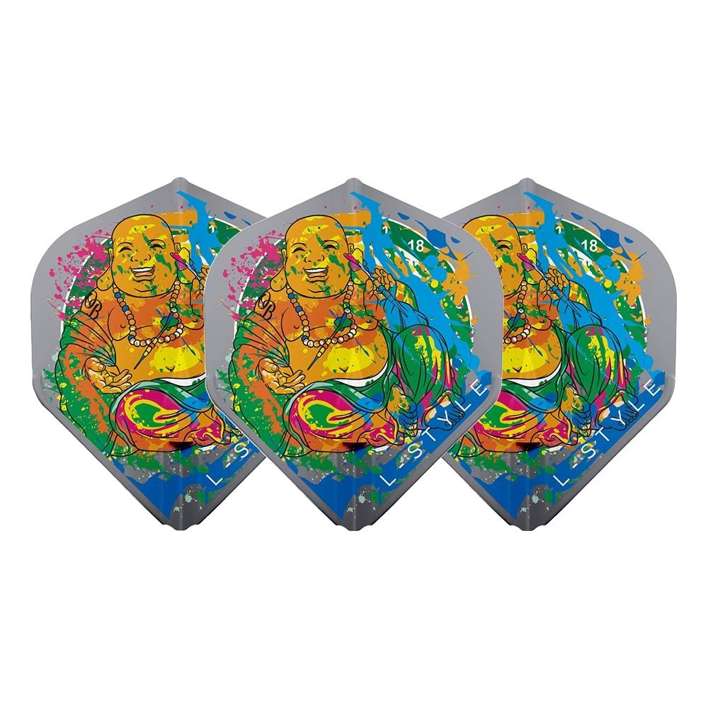 L-Style Champagne EZ L1 Standard Maria O Brien V2 Grey - Dart Flights - Image 2