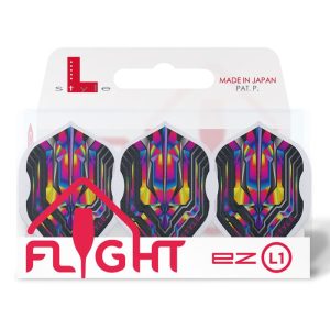 L-Style Integrated Champagne Ring EZ L1 Standard Origin Series Clear Rainbow Darts Flights