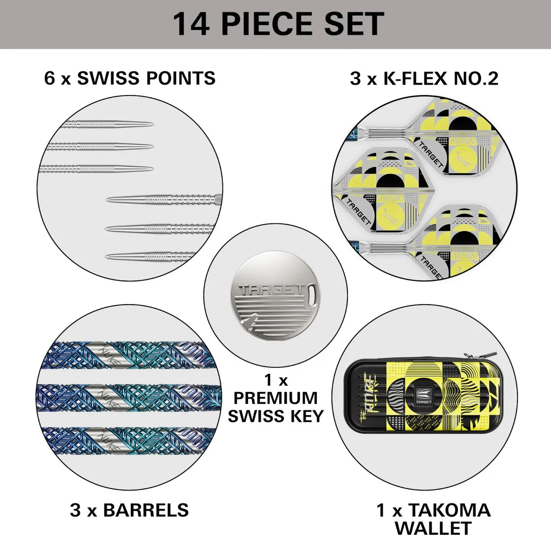 Luke Littler Edge 95% Tungsten SP Steel Tip Darts - Image 3