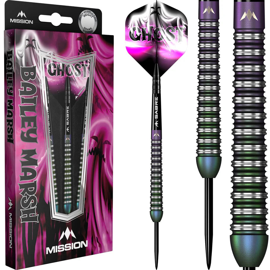 Mission Bailey Marsh 90% Tungsten Steel Tip Darts - Image 6