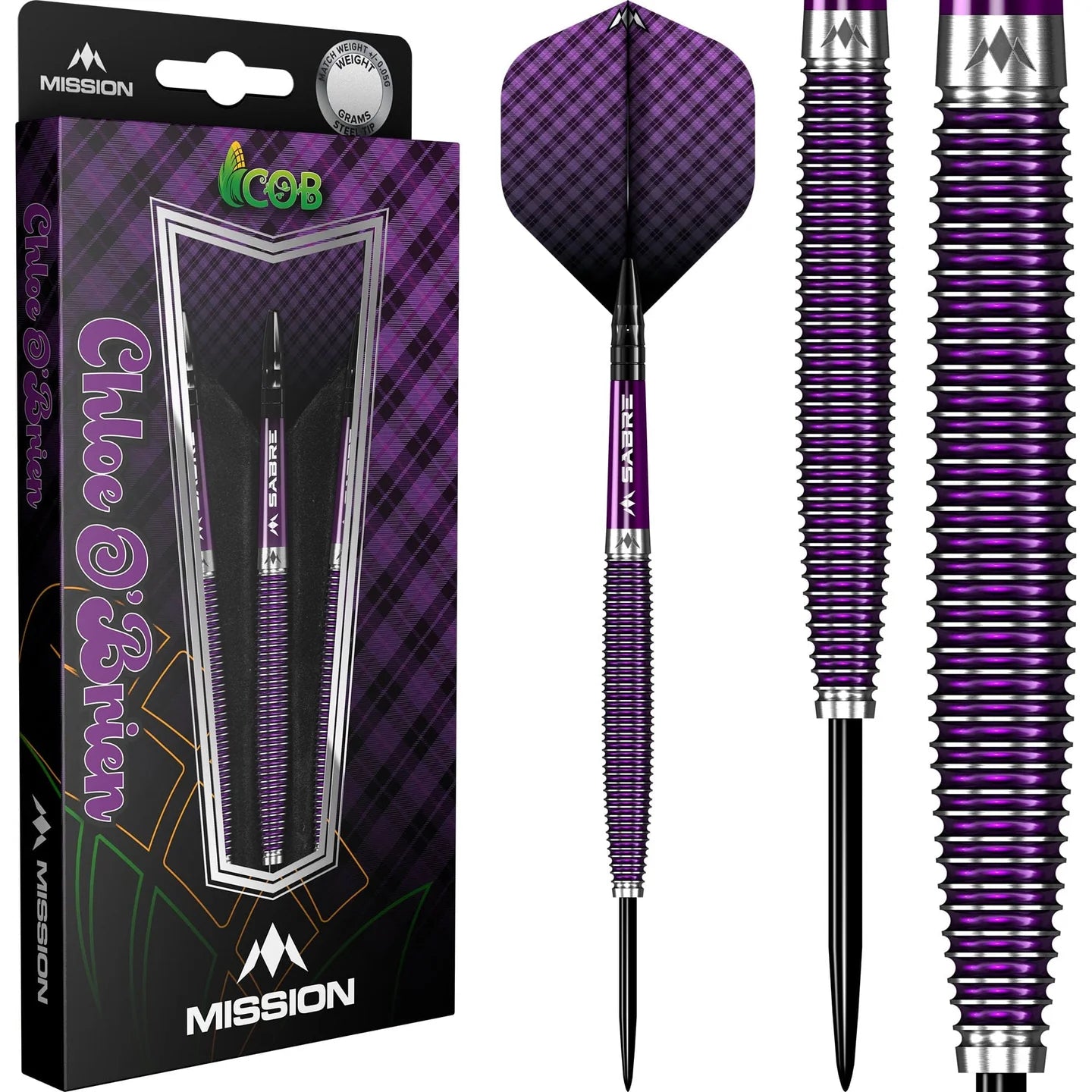 Mission Chloe O'Brien 95% Tungsten Steel Tip Darts - Image 2
