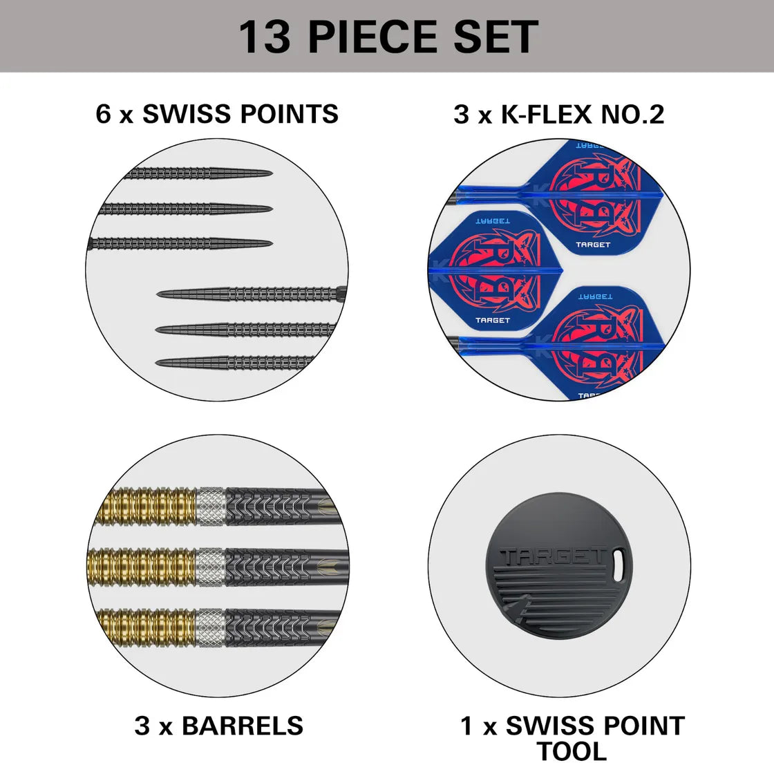 Raymond Van Barneveld G6 SP Steel Tip Darts - Image 4