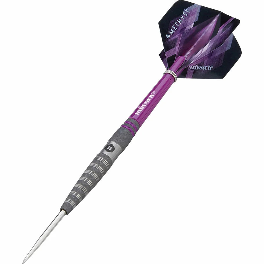 Unicorn Amethyst Style 4 Sandblasted Steel Tip Darts - Image 4