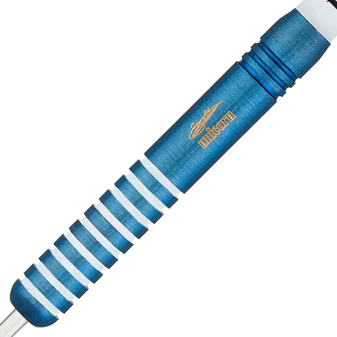 Unicorn Gary Anderson Silver Star Blue Steel Tip Darts - Image 2